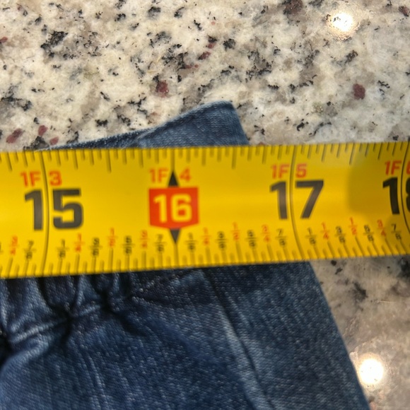 Chadwicks Dark Blue A-Line Midi Flare Skirt 16P Zip Front Elastic Waist - Picture 6 of 8